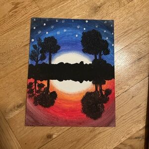 Sunset Reflection Canvas Art
